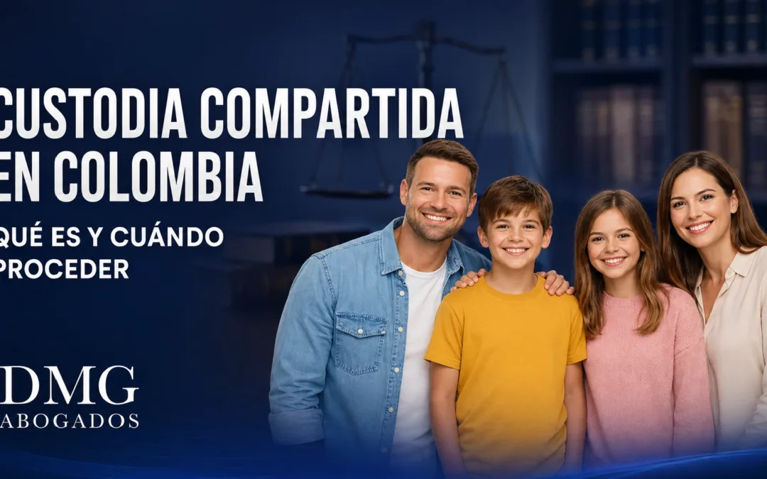 Padre y madre en proceso de custodia compartida en Colombia pensando