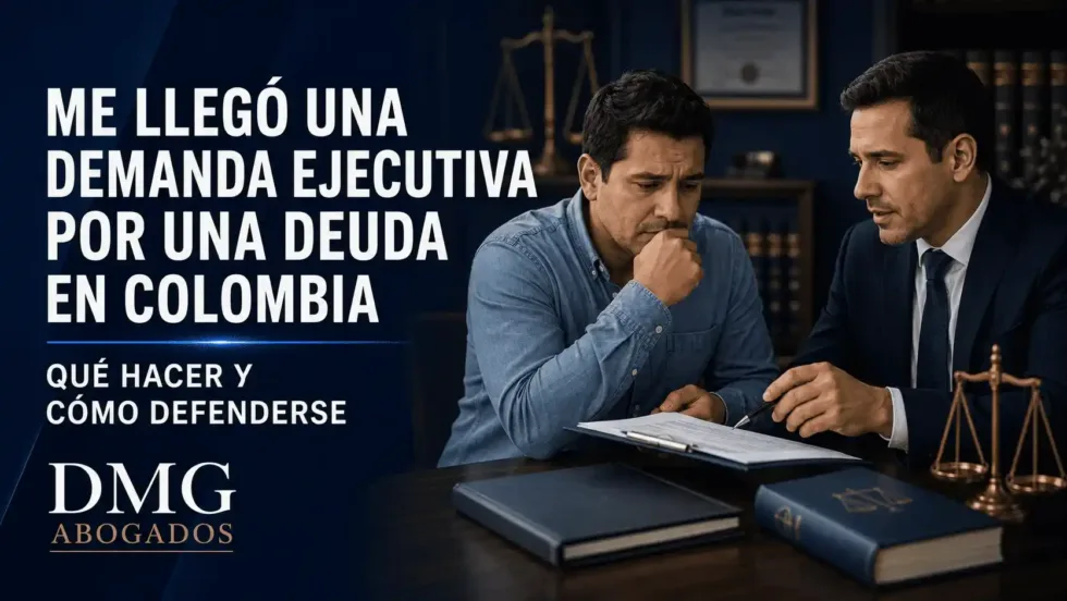 Qué hacer si recibió una demanda ejecutiva por una deuda en Colombia