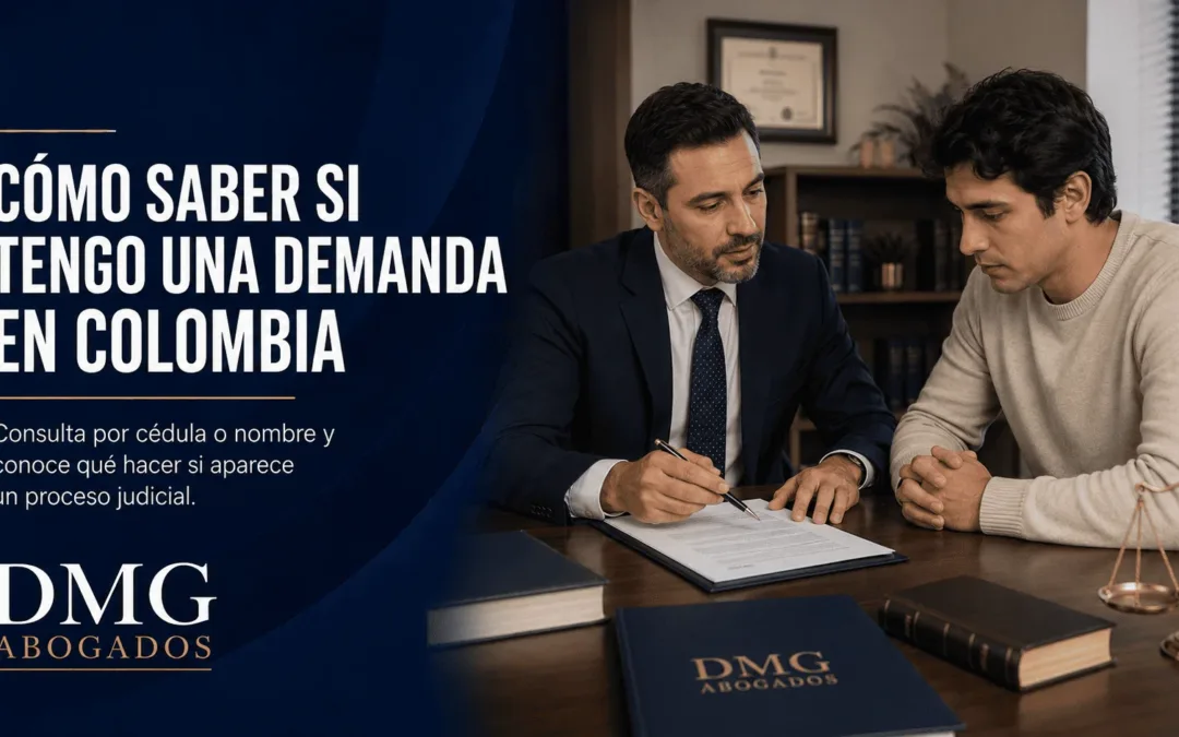 Abogado asesora a un joven sobre cómo saber si tiene una demanda en Colombia.