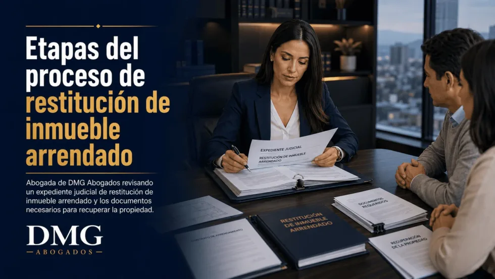 Proceso de restitución de inmueble arrendado en Colombia