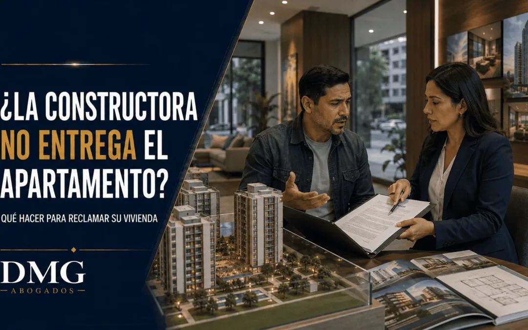 Constructora no entrega el apartamento y comprador consulta a abogada inmobiliaria